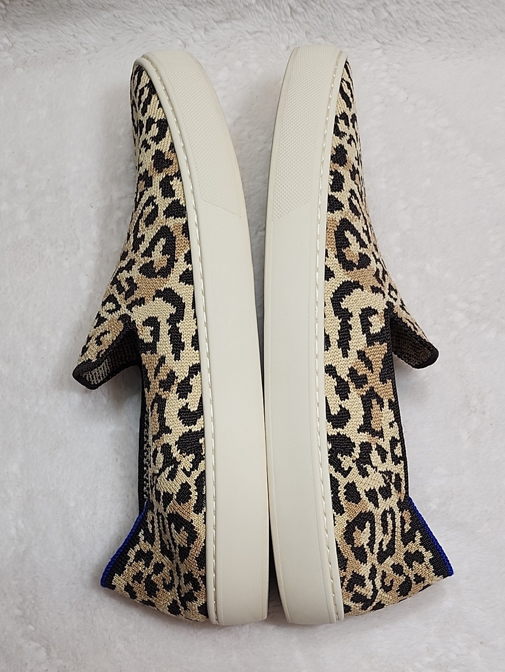 Rothy's The Original Slip On Loafers Washable Animal Print Shoes Sz 10 - Picture 9 of 16
